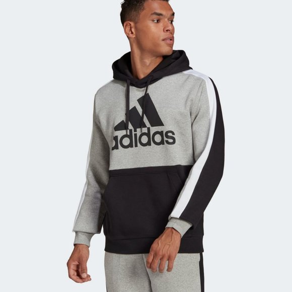 ADIDAS Colorblock Fleece Hoodie - Picture 8 of 9